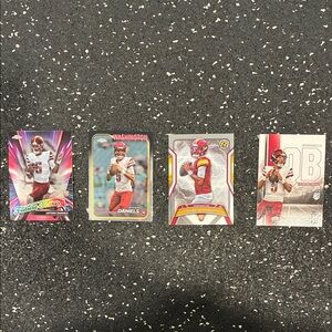 Topps Washington Football Card Set with Red and White Accents